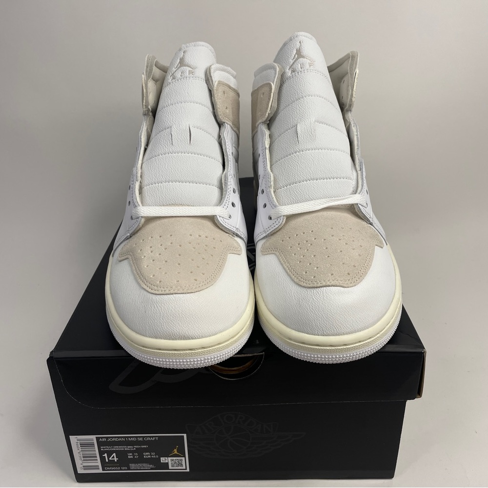 Nike Air Jordan 1 Retro Mid SE Craft “Tech Grey” 2023 - Picture 2 of 4